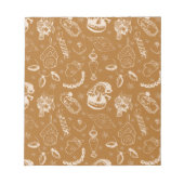 vintage - sneeuwman met kerst notitieblok (Voorkant)