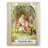 Vintage Sneeuwwitje en Rozenrood Persoonlijk    Notitieboek (Voorkant)