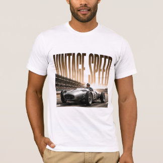 Vintage Snelheid Luxe Racing Redactioneel Grafisch T-shirt