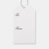 Vintage Snow Cadeaulabel (Achterkant)