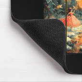 Vintage Snow Globe Nutcracker Christmas Coquette Muismat (Hoek)