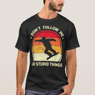Vintage Snowboarding Gift Snowboarder Freestyle Sn T-shirt