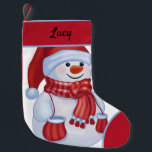 Vintage Snowman Kleine Kerstsok<br><div class="desc">Vintage Snowman</div>