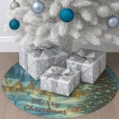 Vintage Snowy Christmas Village  Kerstboom Rok