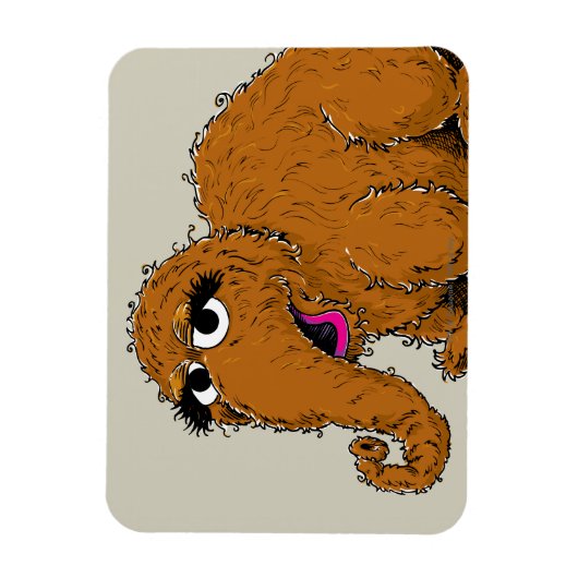 Vintage Snuffleupagus Magneet (Verticaal)