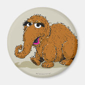 Vintage Snuffleupagus Magneet (Voorkant)