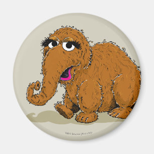 Vintage Snuffleupagus Magneet