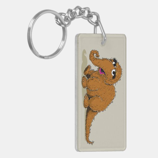 Vintage Snuffleupagus Sleutelhanger (Voorkant Links)