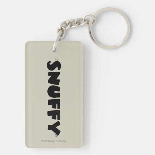 Vintage Snuffleupagus Sleutelhanger (achterkant)