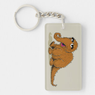 Vintage Snuffleupagus Sleutelhanger