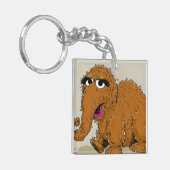 Vintage Snuffleupagus Sleutelhanger (Voorkant Links)