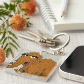 Vintage Snuffleupagus Sleutelhanger (Voorkant Rechts)
