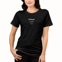 vintage SO!Trouble-logo en slogan op zwart