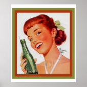 Vintage Soda Advertisement Poster (Voorkant)