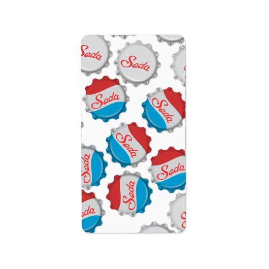 Vintage Soda Pet Etiket (Voorkant)