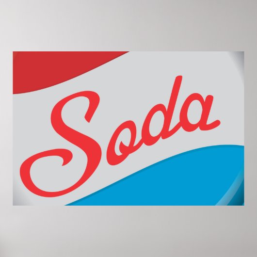 Vintage Soda Pet Poster (Voorkant)