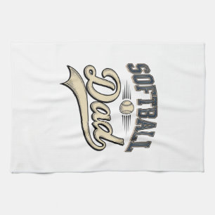 Vintage Softbal Papa Sport Vader Shirt Ontwerp (2 Theedoek