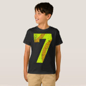 Vintage Softll 7 Rugnummer T-shirt (Voorkant volledig)