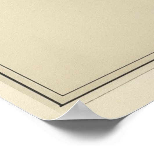 Vintage Solar System Diagram Poster (Hoek)