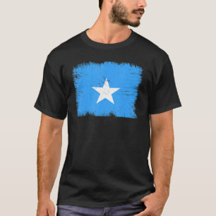 Vintage Somalische Vlag Somalische Onafhankelijkhe T-shirt
