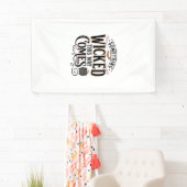 Vintage Something Wicked Halloween Shirt Design_1 Spandoek (Insitu)