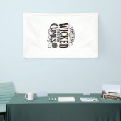 Vintage Something Wicked Halloween Shirt Design_1 Spandoek (Beurs)