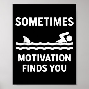 Vintage Soms Vindt Motivatie Jou T-shirt - Grappig Poster