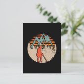 Vintage Sondeln Metaaldetectorist Briefkaart (Staand voorkant)