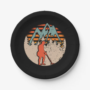 Vintage Sondeln Metaaldetectorist Papieren Bordje