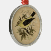 Vintage Songbird Faith Hope Love Tree Ornament (Rechts)