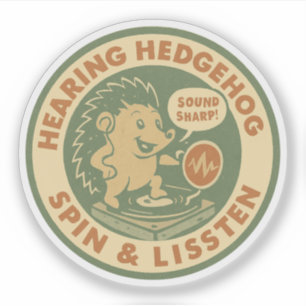 Vintage Sound Sharp Audiologie DJ Sticker