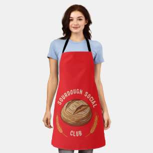 Vintage Sourdough Social Club   Ambachtelijk brood Schort