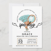 Vintage Spa-dag Kaart (Voorkant)