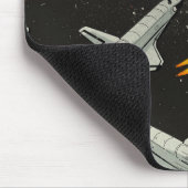 vintage Space Shuttle-patroon Muismat (Hoek)