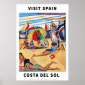 Vintage Spain Travel Poster (Voorkant)