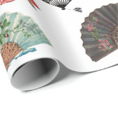 Vintage Spanish Flamenco Dancer women fans art Cadeaupapier (Rol Hoek)