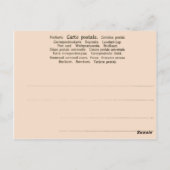 Vintage Spanje, Sitges, kathedraal en waterfront Briefkaart (Achterkant)