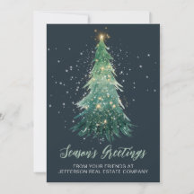 Vintage Sparkling Christmas Tree Company Zakelijk