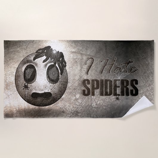 Vintage Spidermoji strandhanddoek Strandlaken (Voorkant)