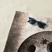 Vintage Spidermoji strandhanddoek Strandlaken (In situ)