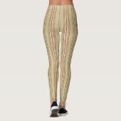 Vintage spoelhuls met strippen leggings (Achterkant)