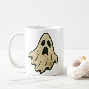 Vintage Spook Mok – Perfect voor Halloween Koffie
