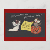 Vintage Spooky Halloween 10 Briefkaart (Voorkant)
