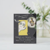 Vintage Spooky Halloween 3 Briefkaart (Staand voorkant)