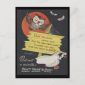 Vintage Spooky Halloween 9 Briefkaart (Voorkant)