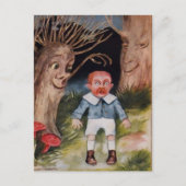 Vintage Spooky Trees Briefkaart (Voorkant)