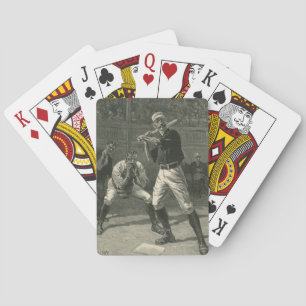 Vintage sport, honkbalspelers door Thulstrup Pokerkaarten