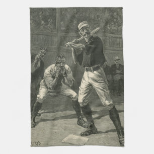 Vintage sport, honkbalspelers door Thulstrup Theedoek