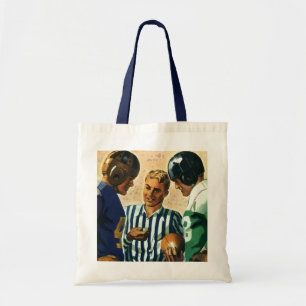 Vintage Sport, Muntworp Scheidsrechter American Fo Tote Bag