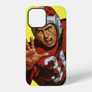 Vintage sport voetbalspeler running back nummer 31 iPhone 12 hoesje